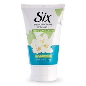 Imagen de SIX MANOS CREMA HIDRATANTE JAZMIN MARROQUI GUANTE SEDA [110 gr]