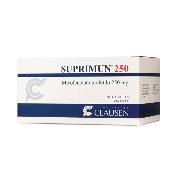 Imagen de SUPRIMUN 250 250 mg [100 cap.]