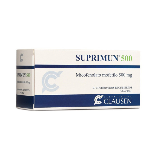 Imagen de SUPRIMUN 500 500 mg [50 cap.]