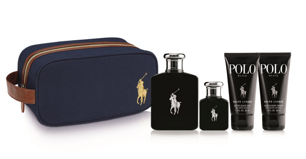 Imagen de RALPH LAUREN POLO BLACK EDT+EDT+DEO BARRA COFRE [125+40ml+75gr]