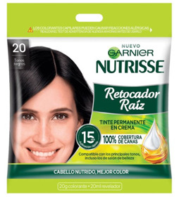 Imagen de NUTRISSE RETOCADOR RAIZ 20 NEGROS [20gr+20ml]