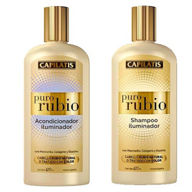 Imagen de CAPILATIS SHAMPOO PURO RUBIO + ACONDICIONADOR PACK (420 +420 ml)