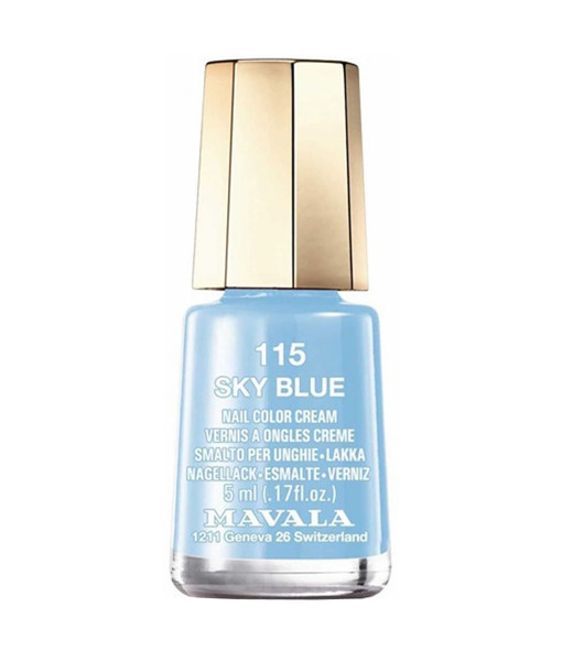 Imagen de MAVALA ESMALTE MINI COLOR SKY BLUE 115 [5 ml]