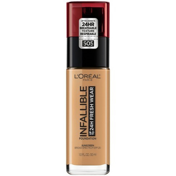 Imagen de LOREAL BASE INFALLIBLE FRESH WEAR 24 HRS FPS 25 505 HONEY BISQUE [30 ml]