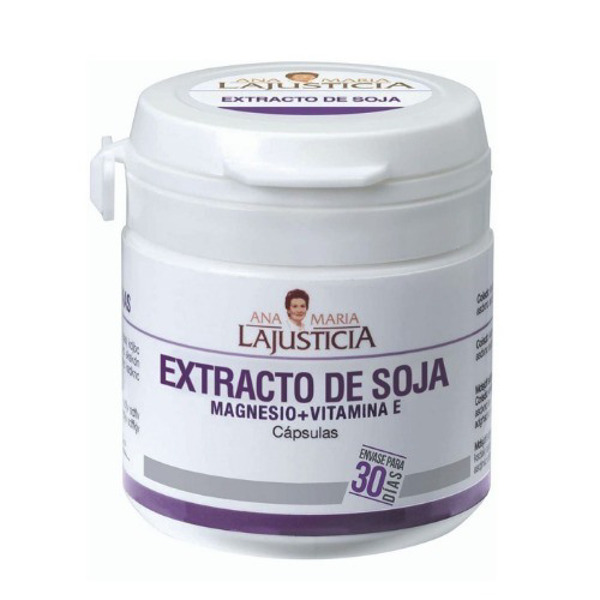 Imagen de LAJUSTICIA EXTRACTO DE SOJA+MAGNESIO+VITAMINA E ISOFLAVONAS [30 cap.]