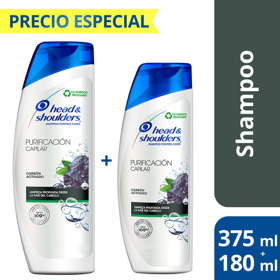Imagen de HEAD&SHOULDERS SH. PURIFICACION CAPILAR+SH. PACK [375+180ml]