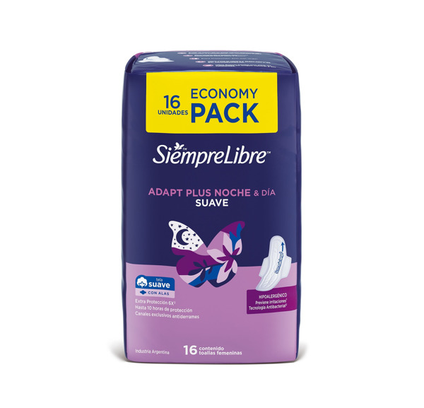 Imagen de SIEMPRE LIBRE NOCHE Y DIA ADAPT PLUS ALAS SUAVE [16 uni.]