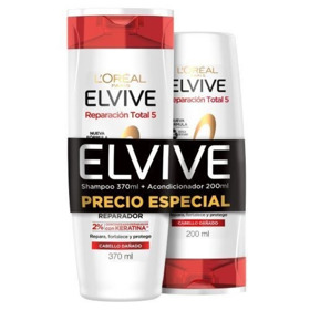 Imagen de ELVIVE SHAMPOO REPARACIÓN TOTAL 5 + ACONDICIONADOR PACK (370+200 ml)