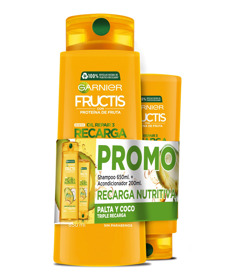 Imagen de FRUCTIS SH. RECARGA NUTRITIVA+AC. PACK [350+200ml]