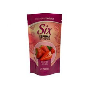 Imagen de SIX CORPORAL ESPUMA DUCHA FRUTOS ROJOS RECARGA DOYPACK [270 ml]