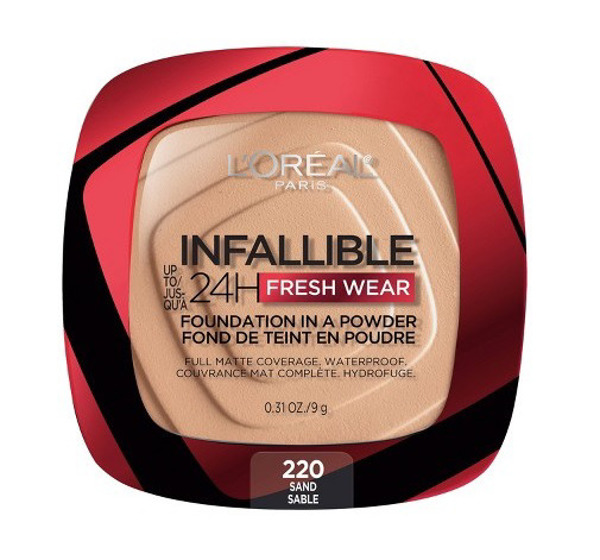 Imagen de LOREAL POLVO COMPACTO INFALLIBLE FRESH WEAR 24 HRS 220 SAND [9 gr]