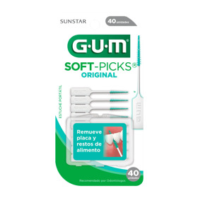 Imagen de GUM INTERDENTAL SOFT-PICKS ESTIMULADOR MASAJEADOR ENCIAS PALILLO 632-40 [40 uni.]