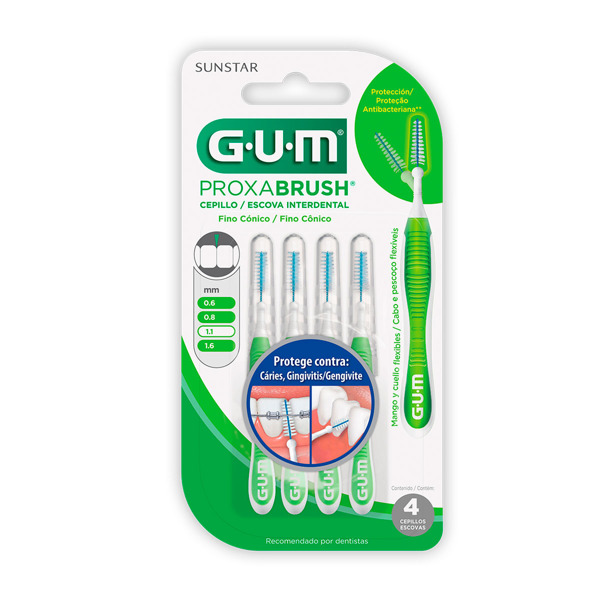Imagen de GUM INTERDENTAL CONICO FINO INTERPROXIMAL 1414 1.1mm [4 uni.]