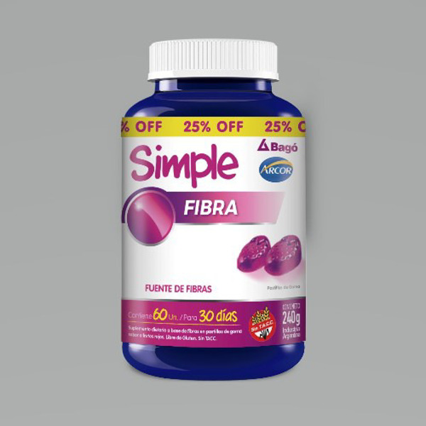 Imagen de SIMPLE FIBRA 25% DTO [60 pas.]