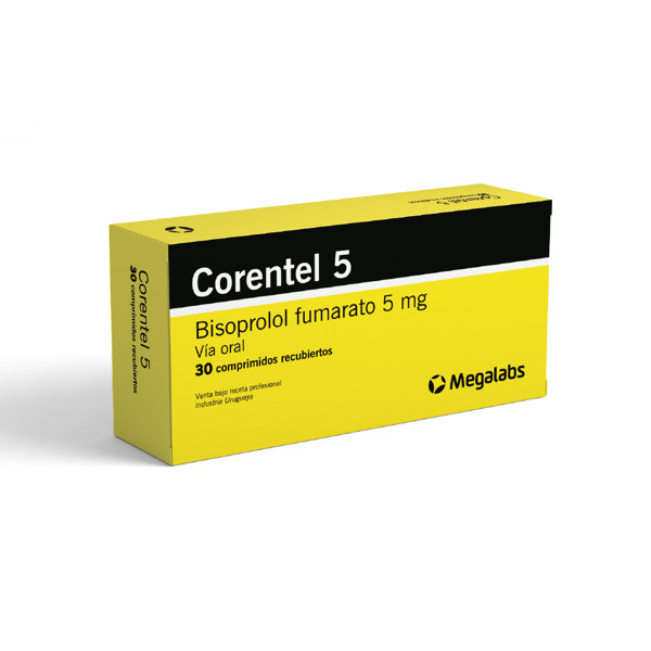 Imagen de CORENTEL  5 5 mg [30 comp.]