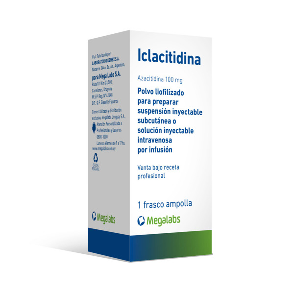 Imagen de ICLACITIDINA CLAUSEN 100 mg [1 vial]