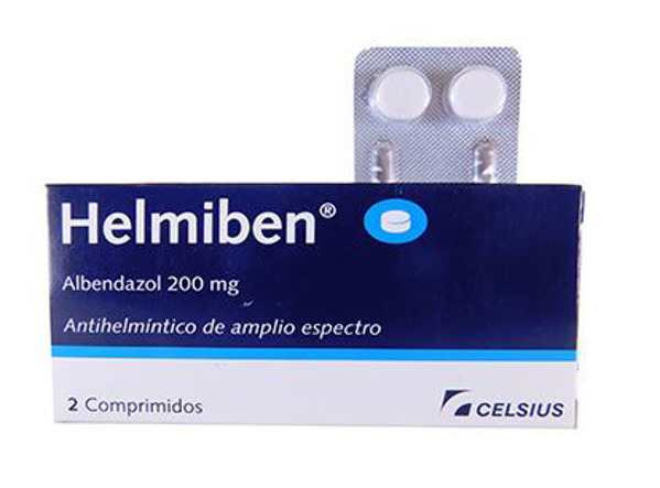 Imagen de HELMIBEN 200 mg [2 comp.]