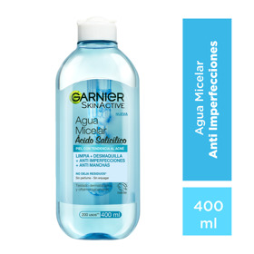 Imagen de GARNIER SKIN ACTIVE AGUA MICELAR EXPRESS ACLARA ANTI ACNE [400 ml]