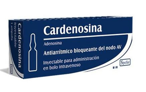 Imagen de CARDENOSINA INY. 6mg/2ml [1 amp.]