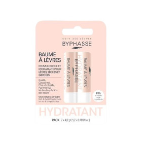 Imagen de BYPHASSE BALSAMO LABIAL HIDRATANTE PACK X2 [4.80+4.80grs]