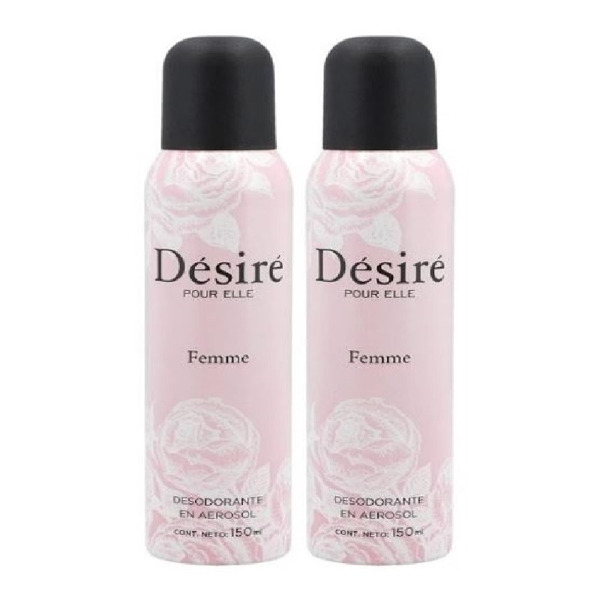 Imagen de DESIRE DEO AERO FEMME+DEO AERO PACK 2ui [150+150ml]