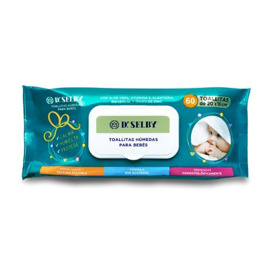 Imagen de DR. SELBY TOALLITAS HUMEDAS BEBES S/ALC. [60 uni.]