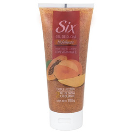 Imagen de SIX CORPORAL GEL DUCHA MANGO Y PAPAYA EXFOLIANTE [195 gr]