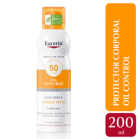 Imagen de EUCERIN SOLAR CORPORAL SPRAY TOQUE SECO 50 fps [200 ml]