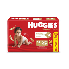 Imagen de HUGGIES NATURAL CARE MEGA XG XG [52 uni.]