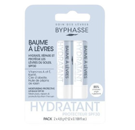 Imagen de BYPHASSE BALSAMO LABIAL REPARADOR SPF 30 PACK X2 [4.80+4.80grs]