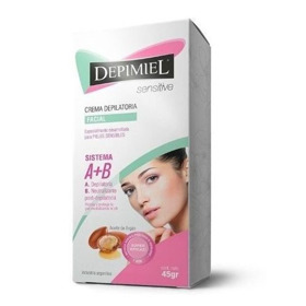 Imagen de DEPIMIEL CREMA DEPILATORIA FACIAL ALOE+NEUTRALIZANTE [30+15 gr]