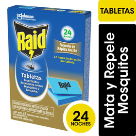 Imagen de RAID TABLETAS MOSQUITOS [24 uni.]