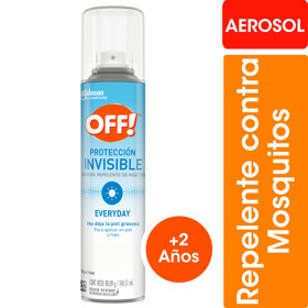 Imagen de OFF PROTECCION INVISIBLE AEROSOL 16 % [98 ml]
