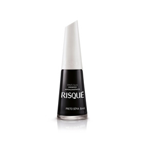 Imagen de RISQUE ESMALTE CREMOSO PRETO SEPIA [8 ml]