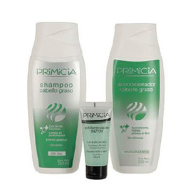 Imagen de PRIMICIA SHAMPOO CABELLOS GRASOS+ACO+EXFOLIANTE PACK [250+250+28ml]