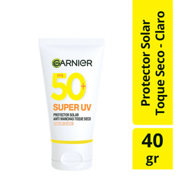 Imagen de GARNIER SKIN ACTIVE SUPER UV TOQUE SECO LIGHT 50 fps [40 gr]