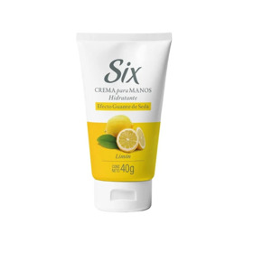 Imagen de SIX MANOS CREMA HIDRATANTE LIMON GUANTE SEDA [40 gr]