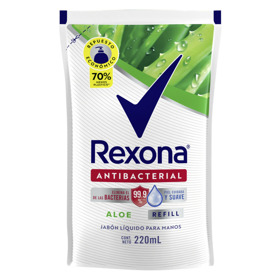 Imagen de REXONA JABON LIQUIDO ALOE ANTIBACTERIAL DOYPACK [220 ml]