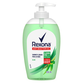 Imagen de REXONA JABON LIQUIDO ALOE ANTIBACTERIAL PUMP [250 ml]