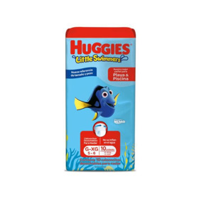 Imagen de HUGGIES LITTLE SWIMMERS GRANDE EXTRA GRANDE G/XG 14-20kg [10 uni.]