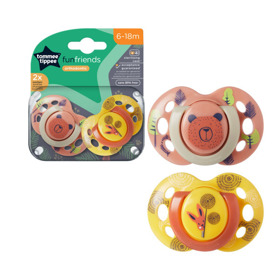 Imagen de TOMMEE TIPPEE CHUPETE FUN STYLE AMARILLO 6-18M [2 uni.]