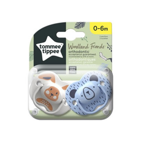 Imagen de TOMMEE TIPPEE CHUPETE MODA WOODLAND PACK 0-6M [2 uni.]