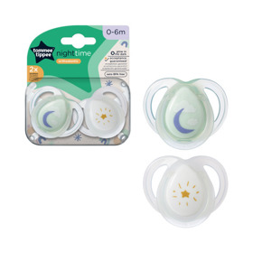 Imagen de TOMMEE TIPPEE CHUPETE NOCTURNO AZUL 0-6M [2 uni.]