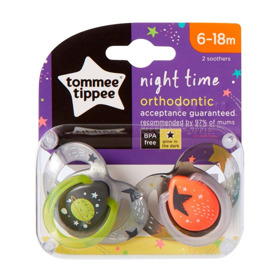 Imagen de TOMMEE TIPPEE CHUPETE NOCTURNO AZUL SALVAJE 6-18M [2 uni.]