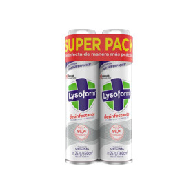 Imagen de LYSOFORM AEROSOL ORIGINAL PACK X 2 [360+360ml]