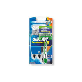 Imagen de GILLETTE PRESTOBARBA 3 HOMBRE +PRESTOBARBA 3 SENSITIVE 3+1 gratis [4 uni.]