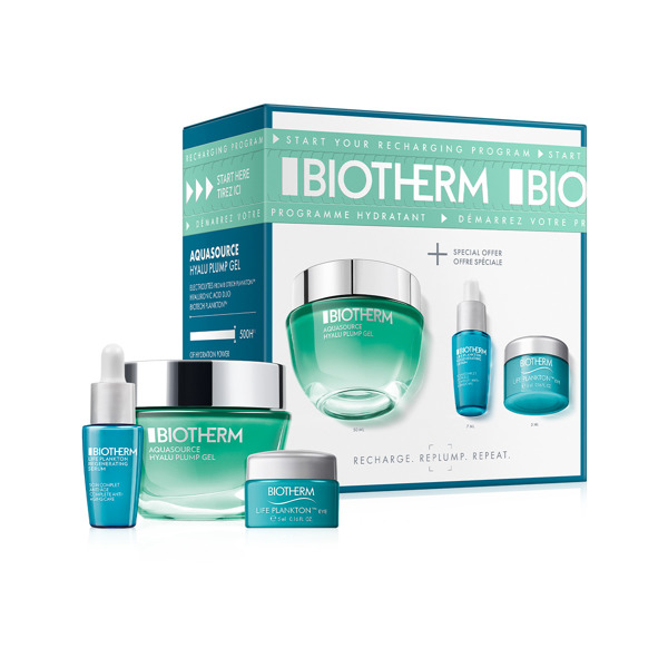 Imagen de BIOTHERM AQUASOURCE GEL+LIFE PLANKTON EYE+ELIXIR COFRE [50+5+7ml]