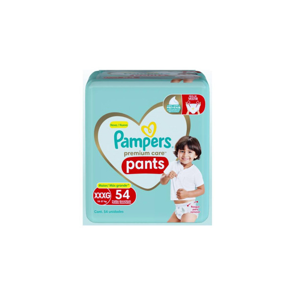 Imagen de PAMPERS PREMIUM CARE  PANTS XXXG XXXG [54 uni.]