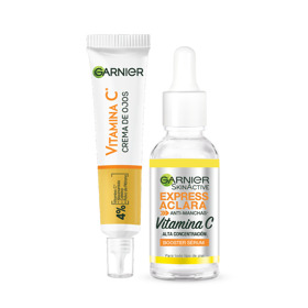 Imagen de PACK GARNIER EXPRESS ACLARA SERUM + CONTORNO DE OJOS 30+15ml