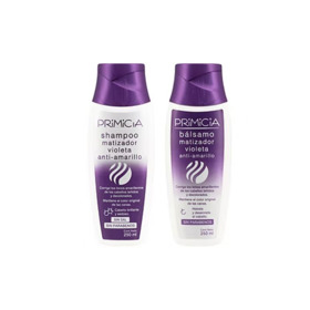 Imagen de PACK PRIMICIA SHAMPOO + BÁLSAMO MATIZADOR VIOLETA 250+250 ml